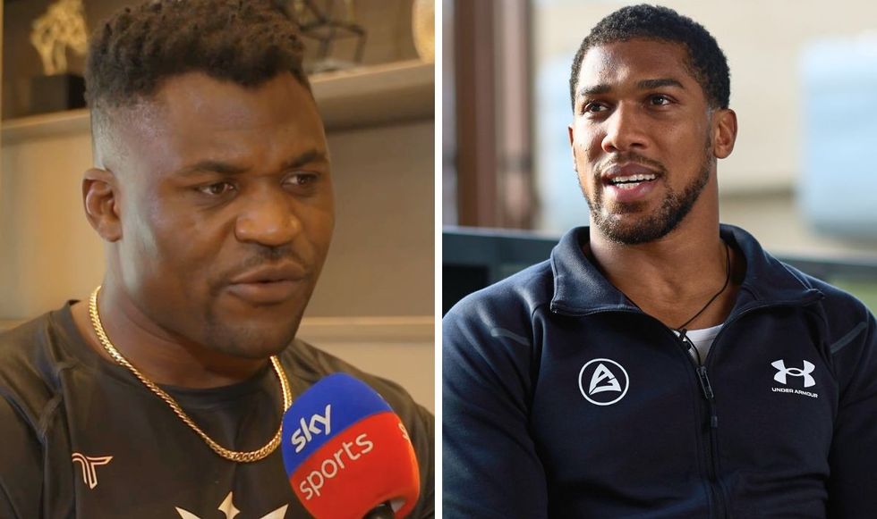 Francis Ngannou and Anthony Joshua