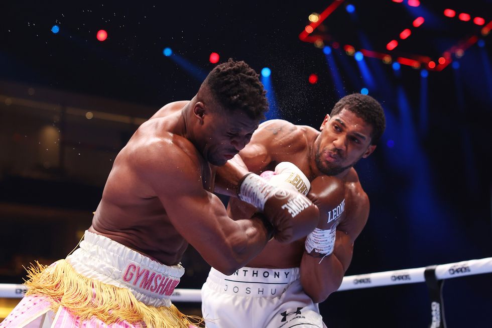 Francis Ngannou and Anthony Joshua