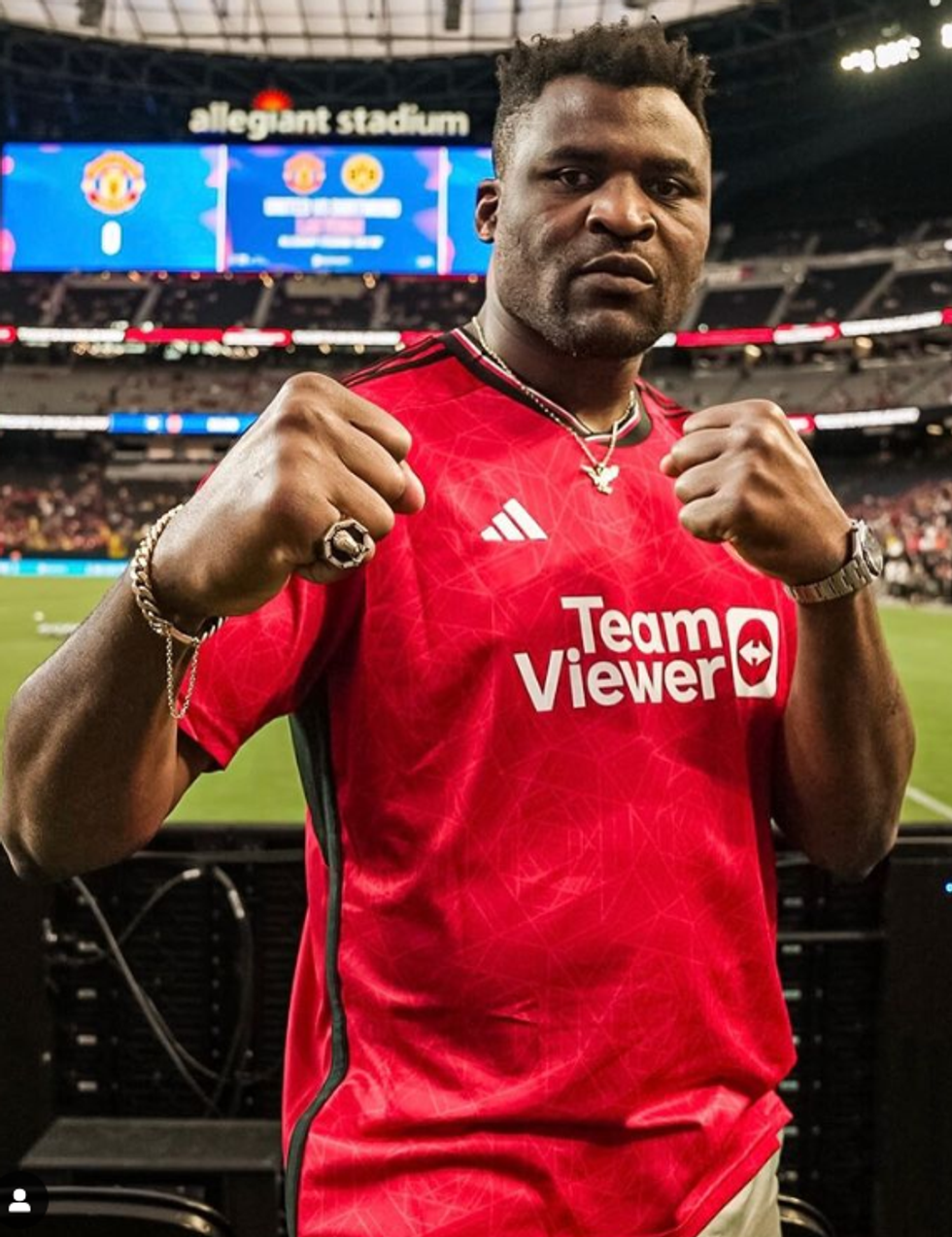 Francis Ngannou boxing