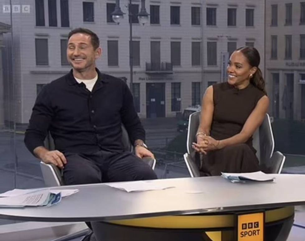 Frank Lampard originally saw the funny side of the joke