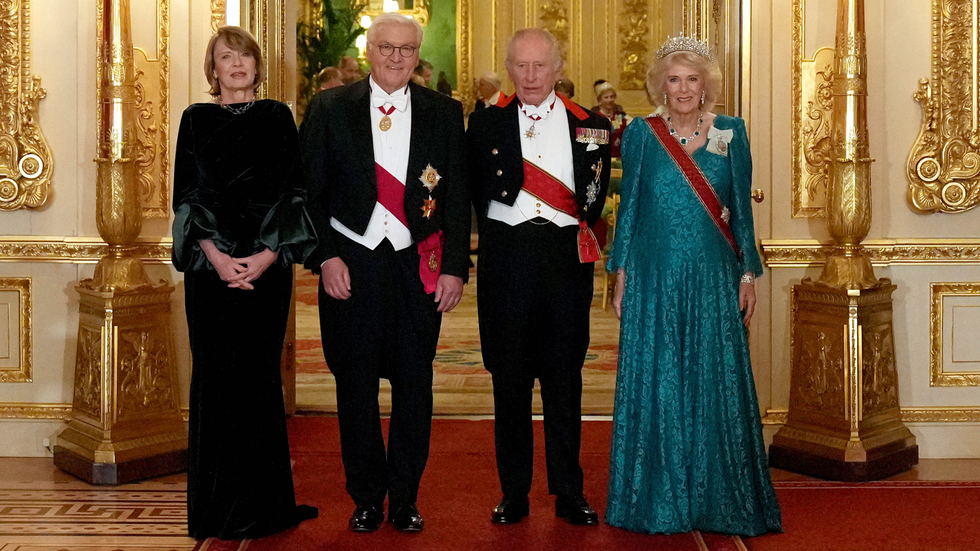 Frank-Walter Steinmeier, Elke B\u00fcdenbender, King Charles, Queen Camilla