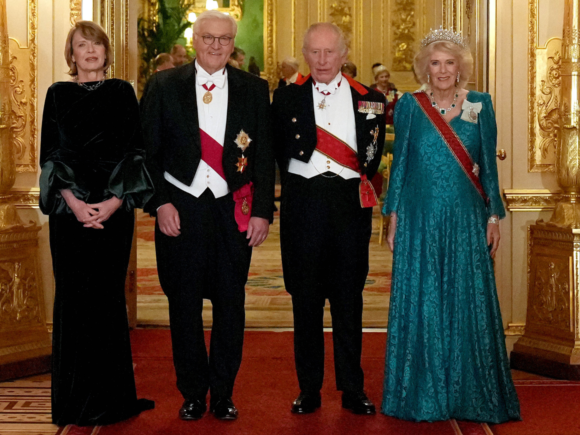 Frank-Walter Steinmeier, Elke Büdenbender, King Charles, Queen Camilla