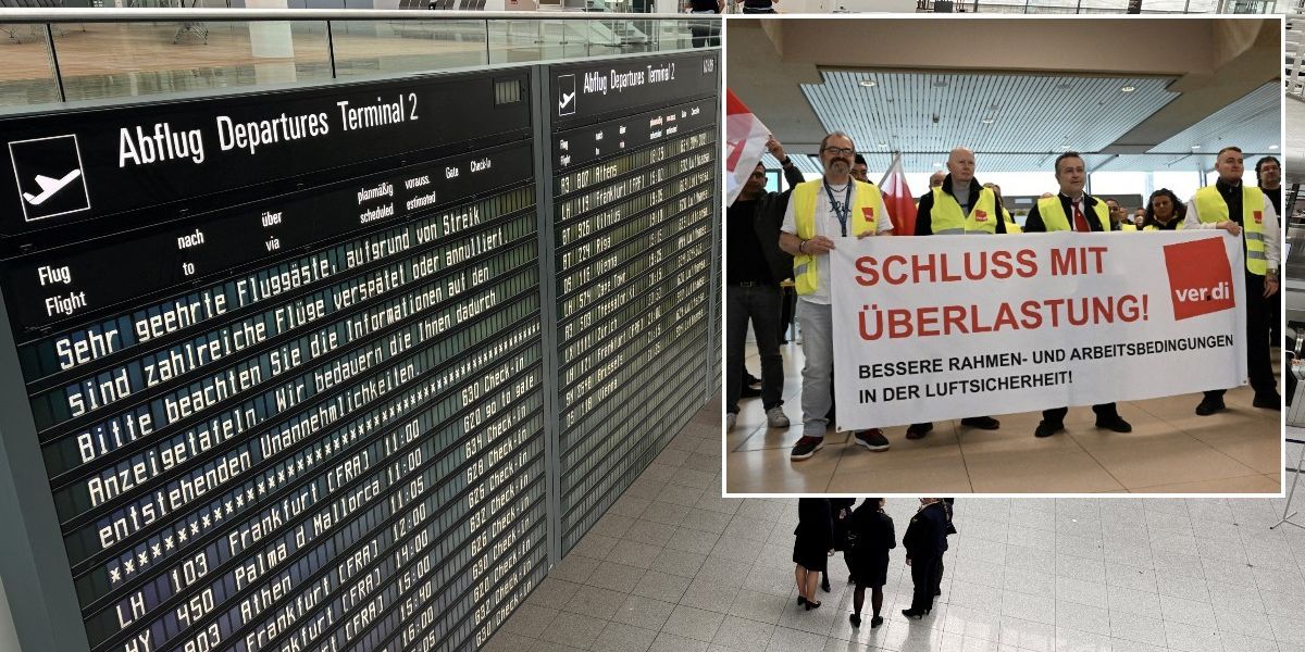 NextImg:Travel warning: Nearly ALL German airports to go on 24hr strike in major blow to 150,000 passengers