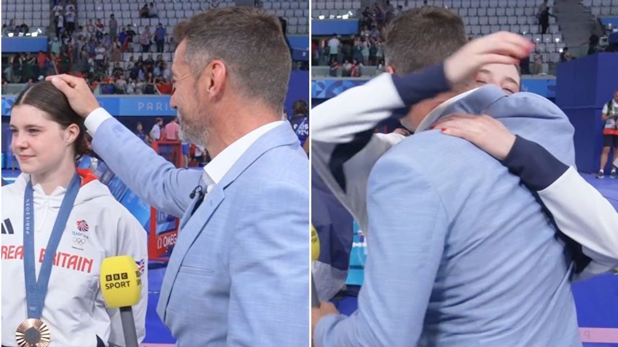 Fred Sirieix and his daughter Andrea