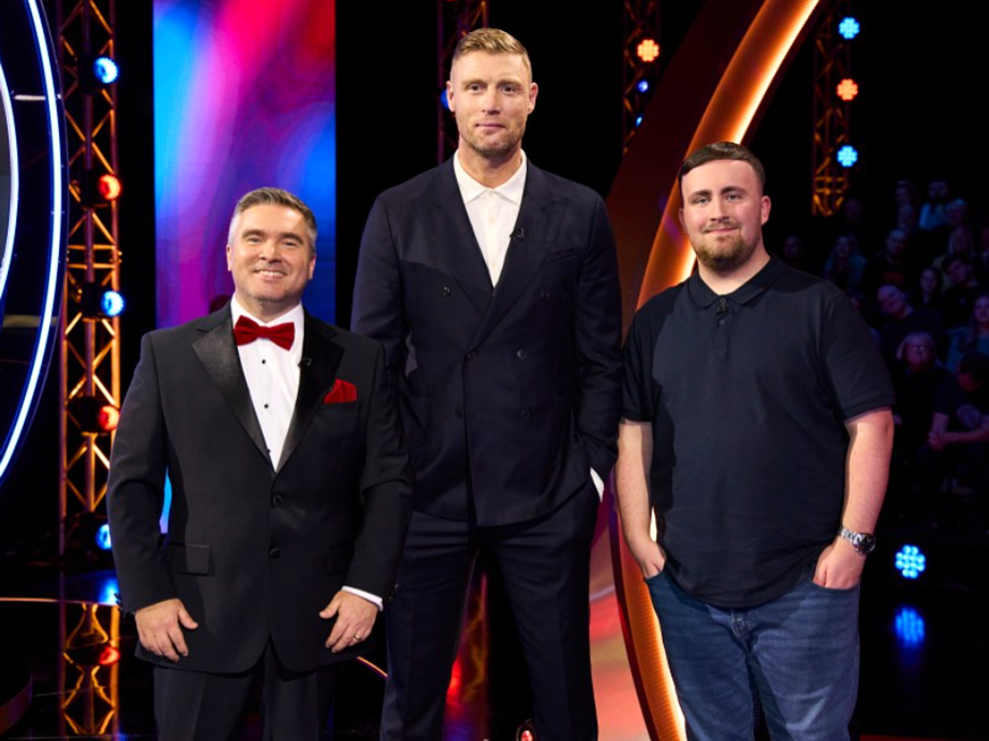 Freddie Flintoff and Luke Littler