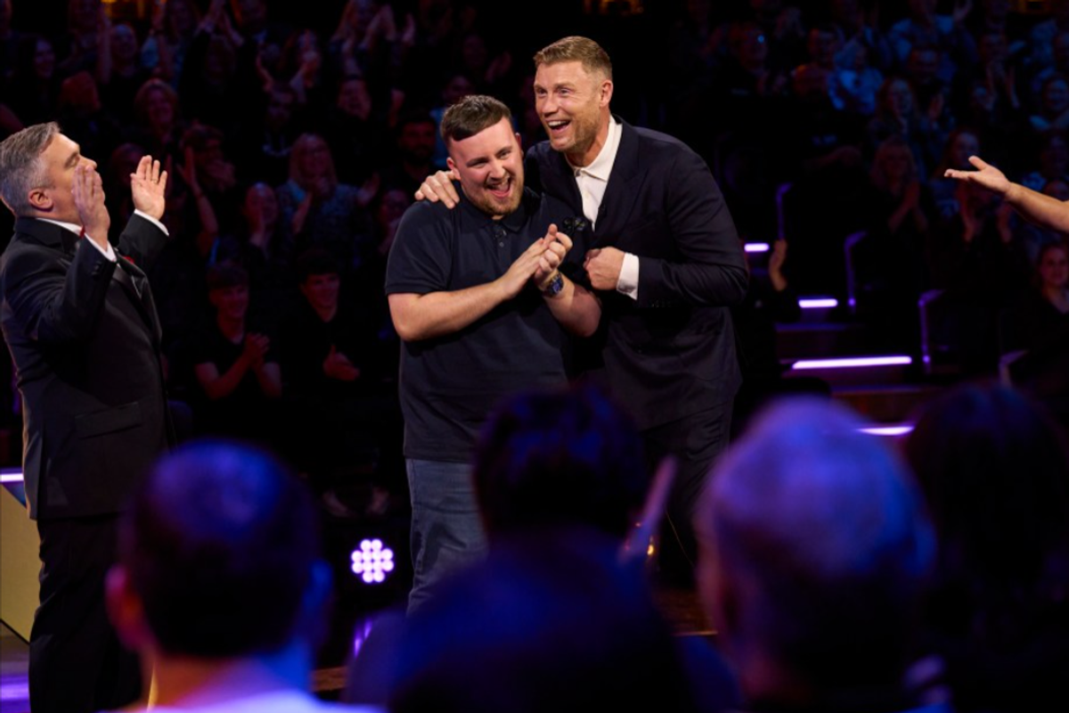 Freddie Flintoff and Luke Littler