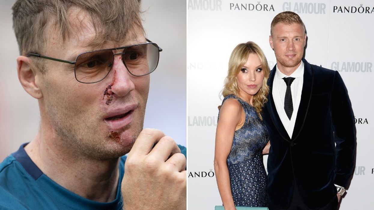 Freddie Flintoff and Rachael Wools