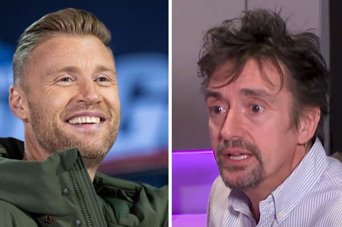 Freddie Flintoff and Richard Hammond
