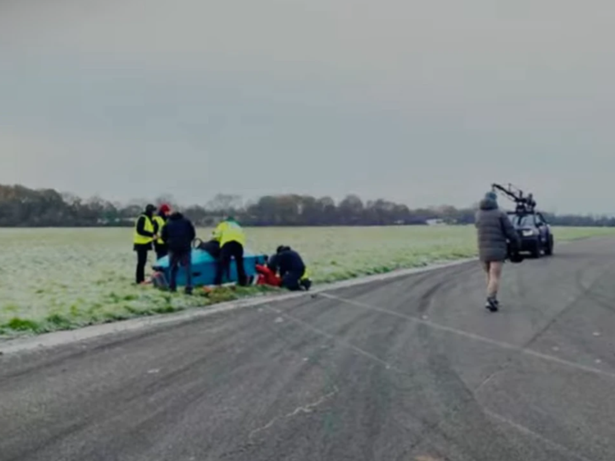 Freddie Flintoff crash