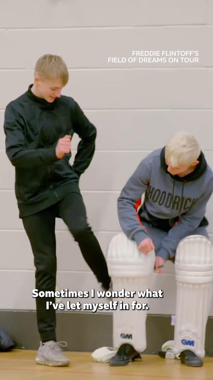 Freddie Flintoff Field of Dreams on Tour