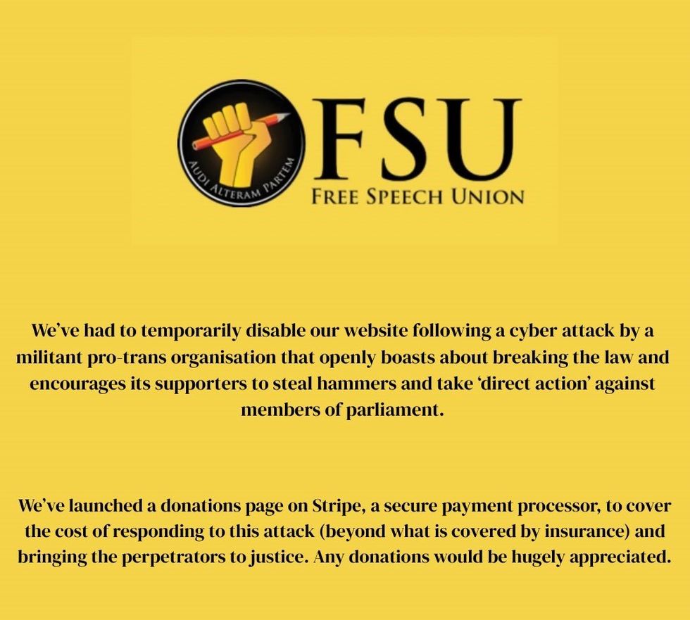 Free Speech Union statement