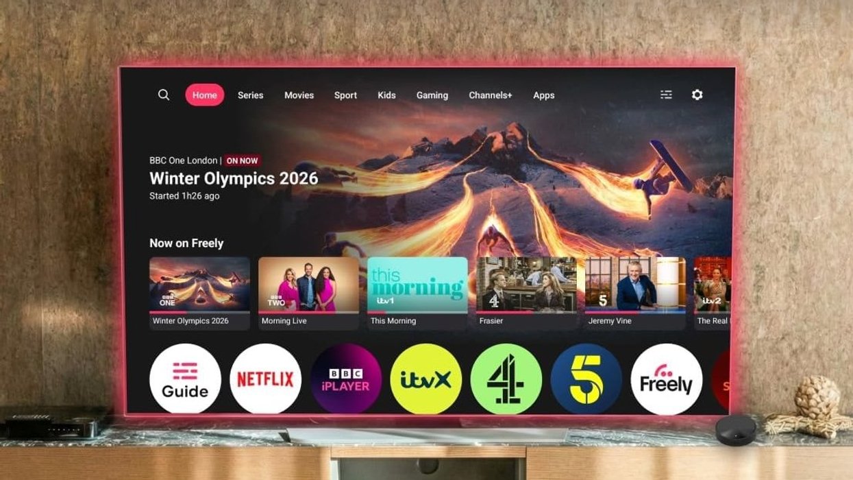 Freely-powered TV