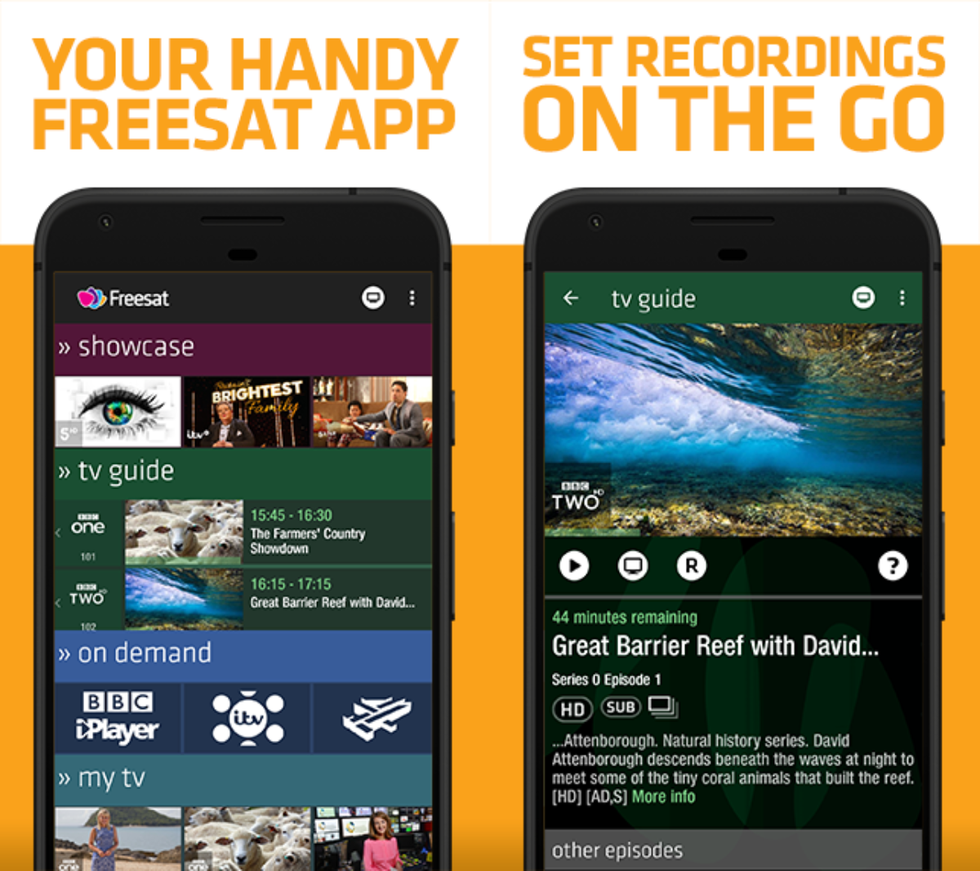 freesat app screenshot record functionality