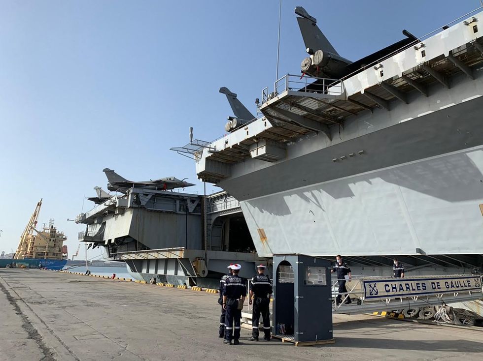 French aircraft carrier Charles de Gaulle