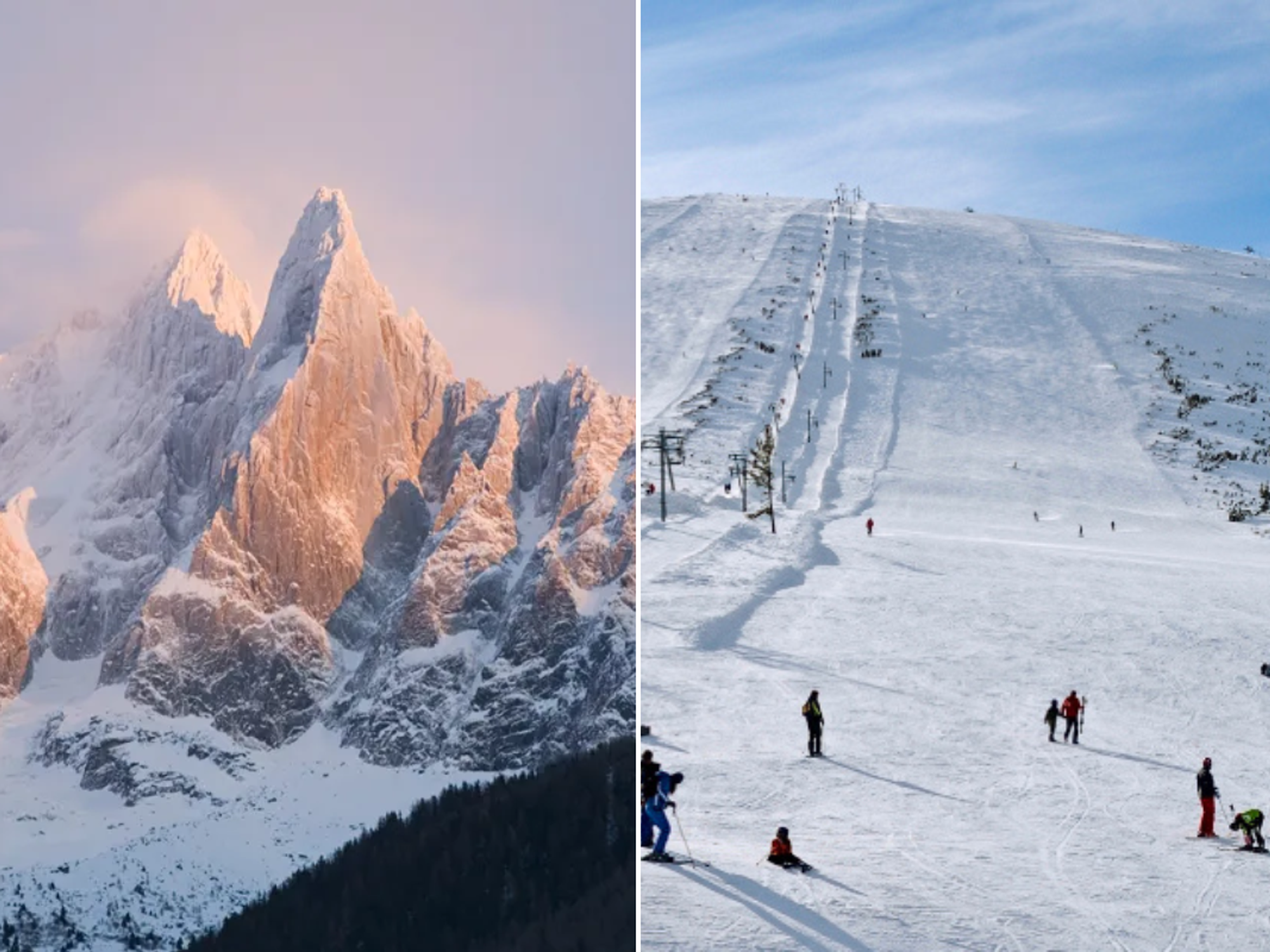 French Alps Chamonix / Bansko skiing