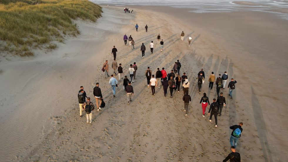 French authorities are struggling to police miles of coastline