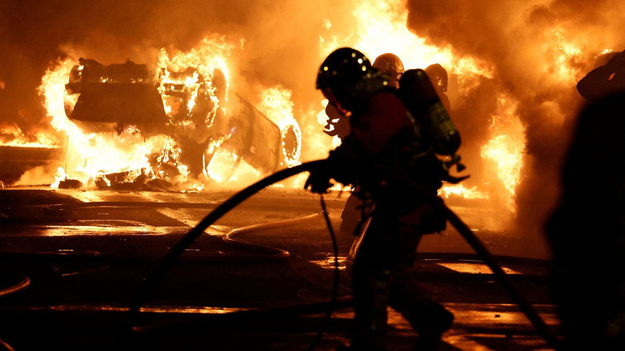 French firefighter