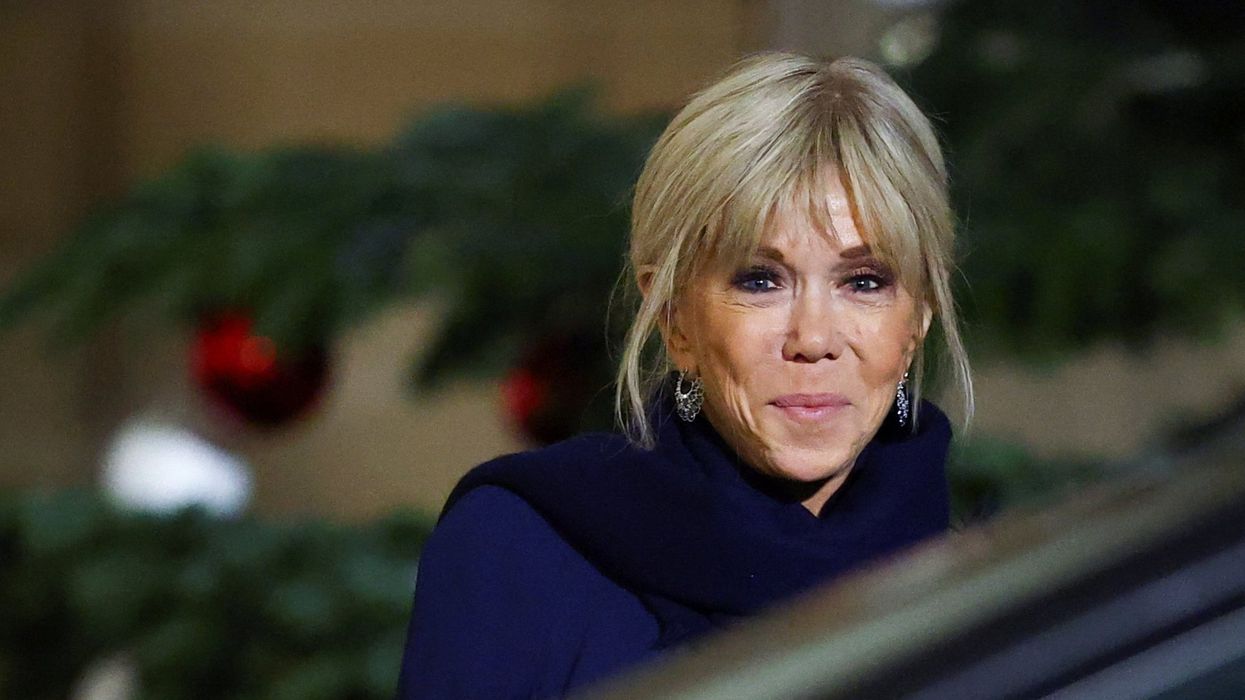 French First Lady Brigitte Macron