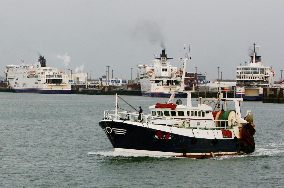 French fishing boat in Calais