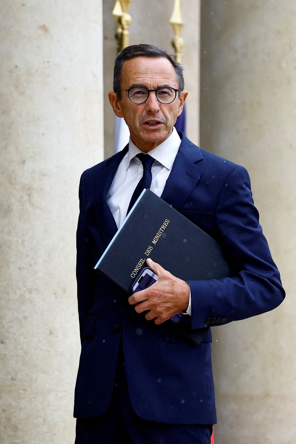 French Interior Minister Bruno Retailleau
