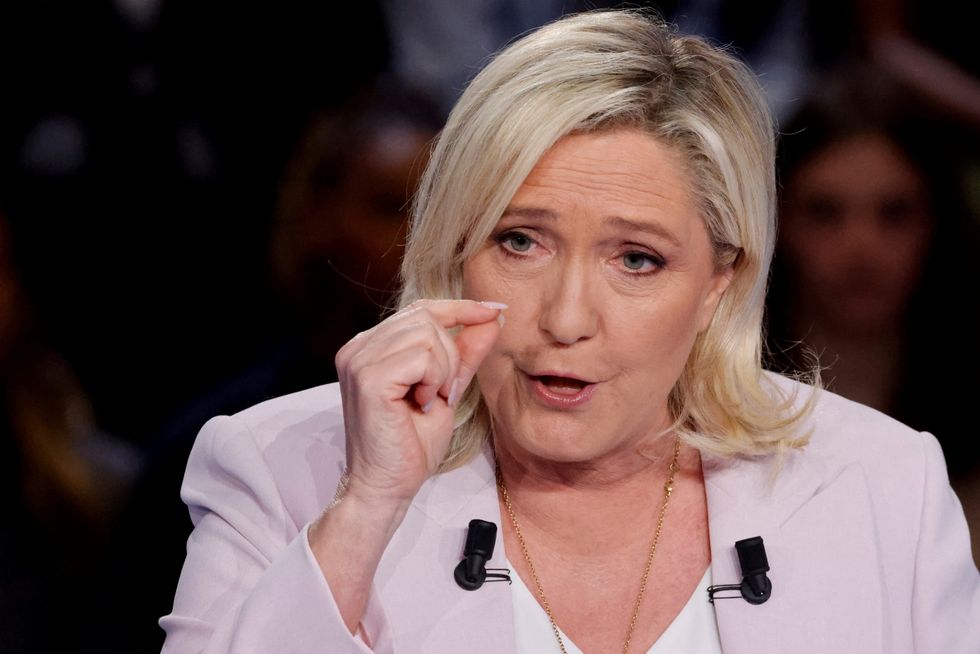 French Member of Parliament and presidential candidate Marine Le Pen