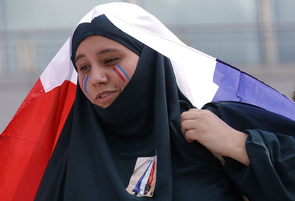 French Muslim woman