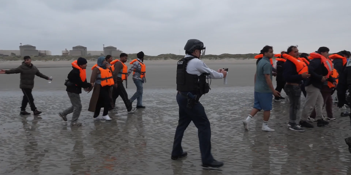 NextImg:Migrants stopped in their tracks as French police deploy pepper spray to stop them reaching small boats
