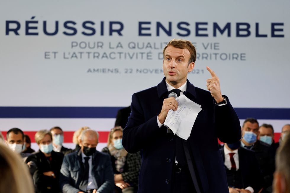 French President Macron