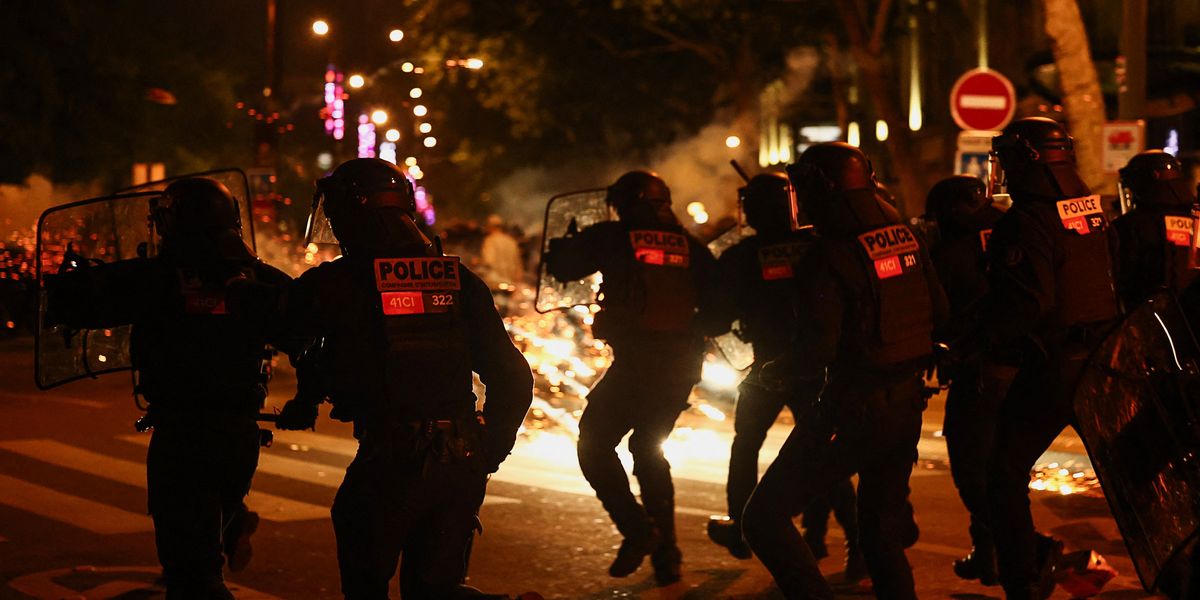NextImg:France plunged into carnage as furious riots erupt across country following surprise election outcome