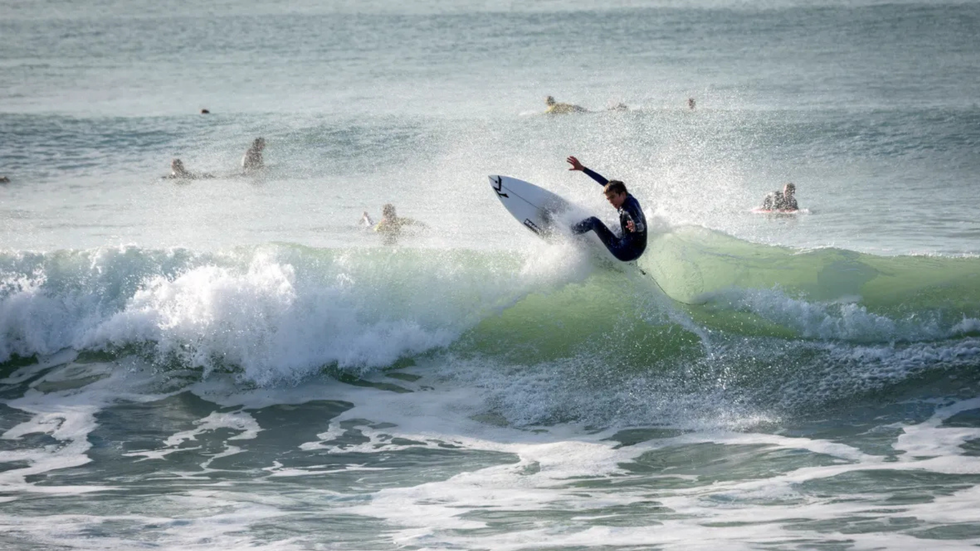 French surfer