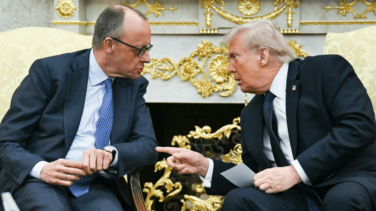 Friedrich Merz and Donald Trump