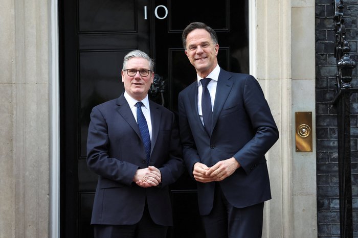 Friedrich Merz and Keir Starmer
