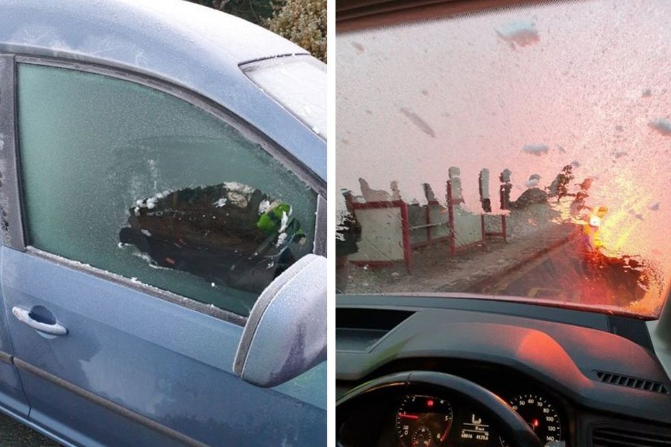 Frosted windows