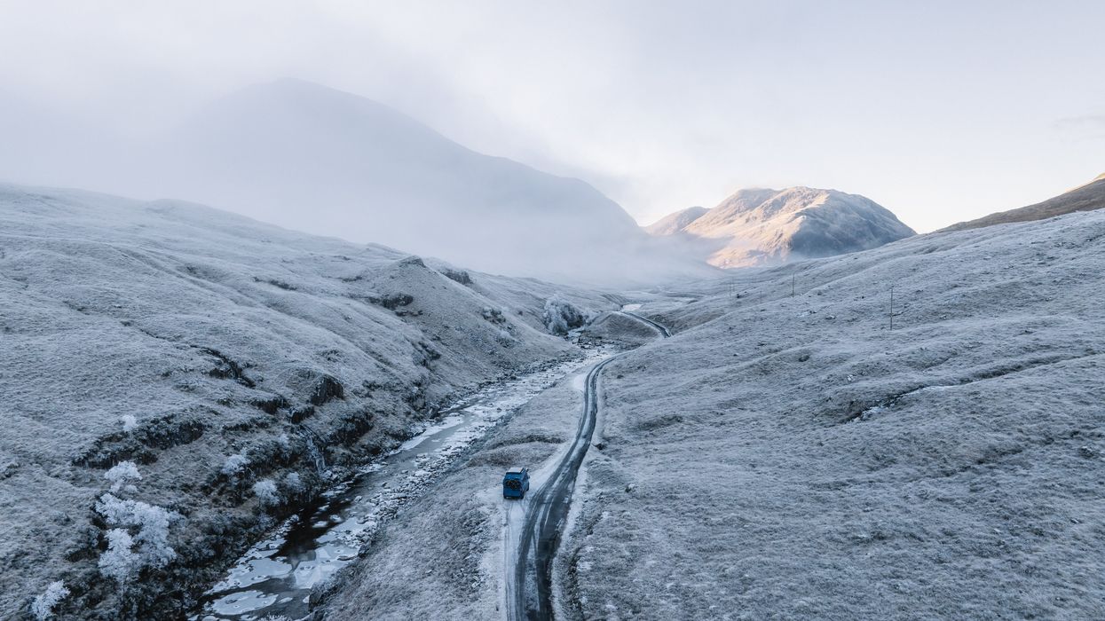 Frosty Scottish Highlands