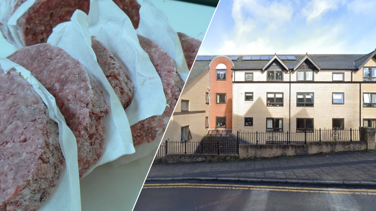 Frozen burgers/Flats where Griffiths lived