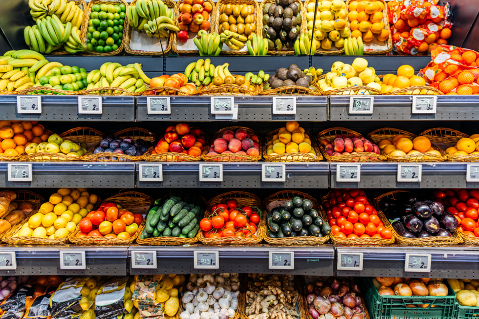 Fruit in supermarket