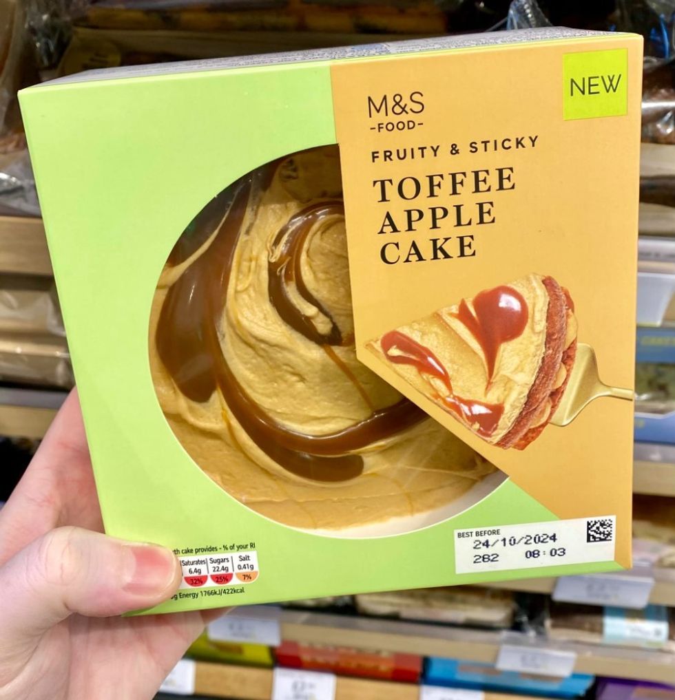 Fruity and Sticky Toffee Apple Cake