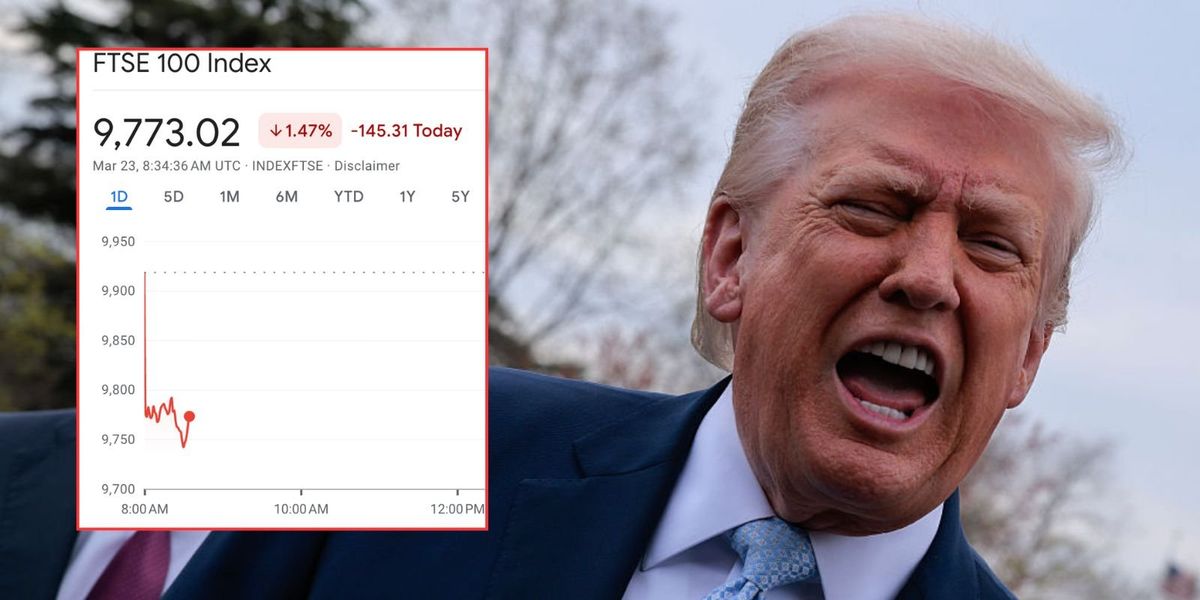 Ftse 100 plunges and borrowing costs rise as Donald Trump’s Strait of Hormuz threats see oil prices surging Ftse 100 plunges and borrowing costs rise as Donald Trump’s Strait of Hormuz threats see oil prices surging