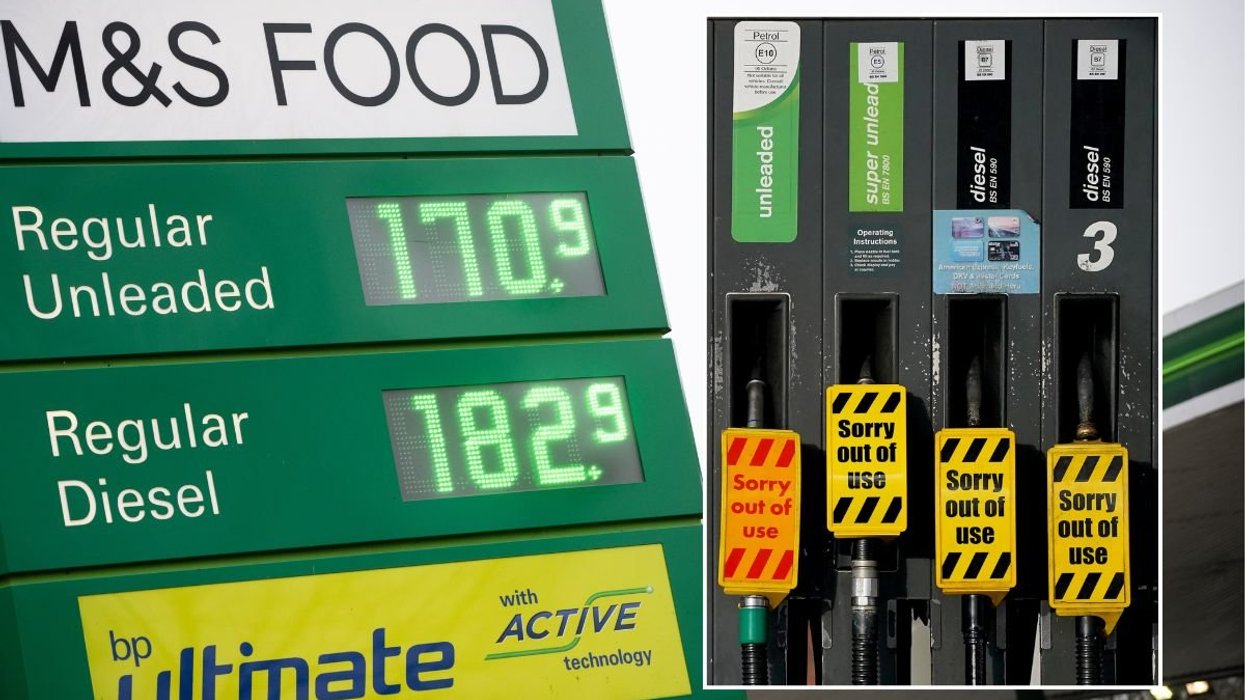 Fuel prices and empty fuel pumps