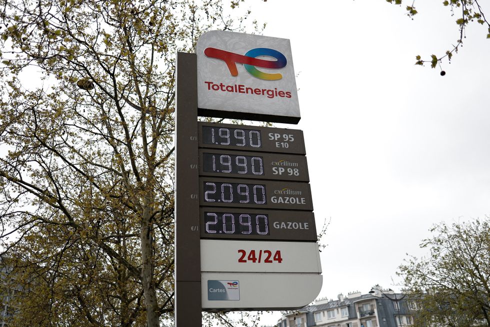 Fuel prices in France