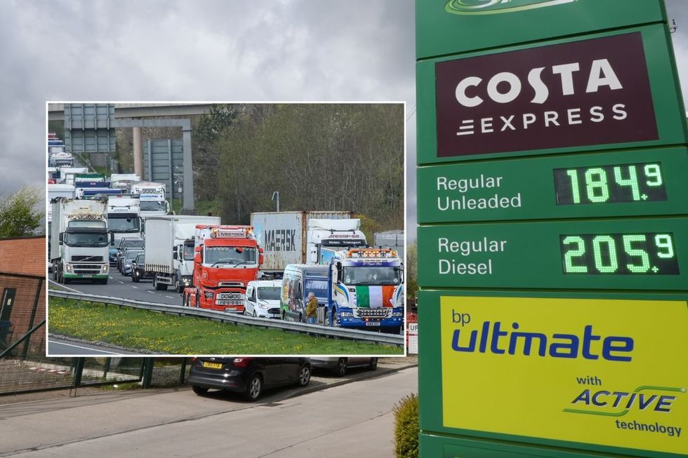 Fuel protests in Ireland and expensive petrol and diesel prices