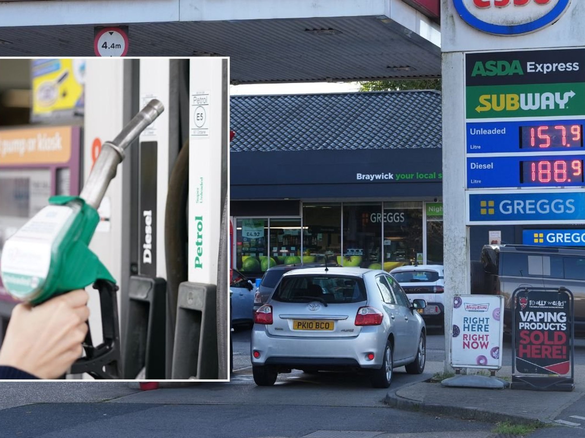 Fuel pump and a petrol station