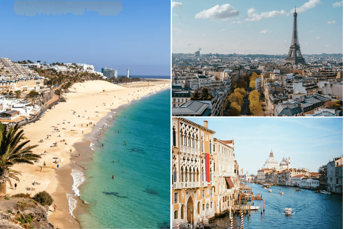 Fuerteventura / Paris / Venice