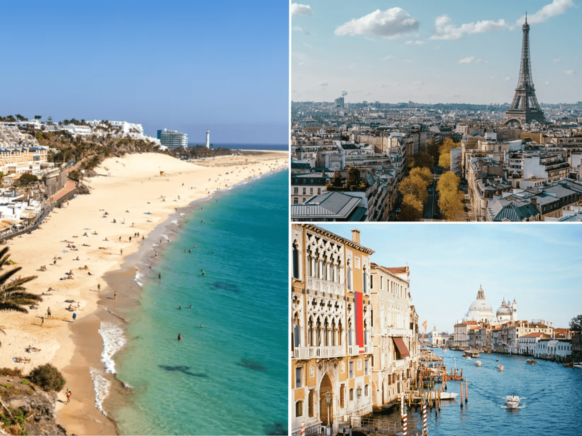 Fuerteventura / Paris / Venice
