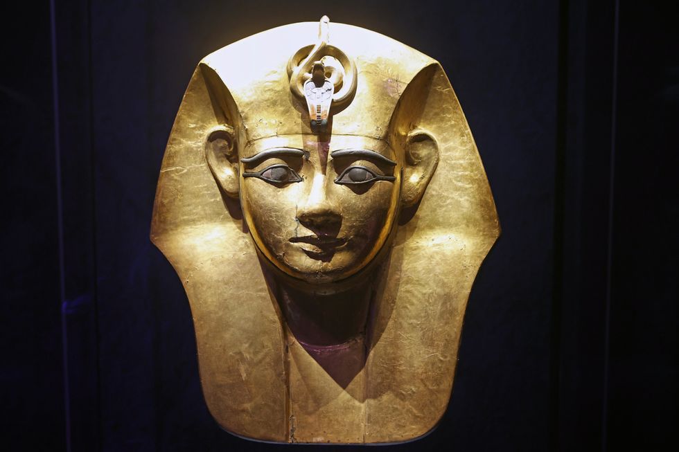 Funerary mask of King Amenemope
