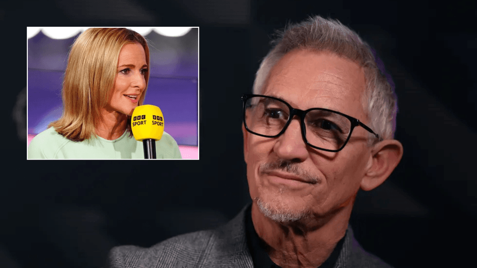 Gabby Logan, Gary Lineker