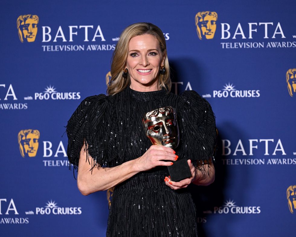 Gabby Logan is poised to become the first woman to front the BBC's coverage of a men's World Cup final