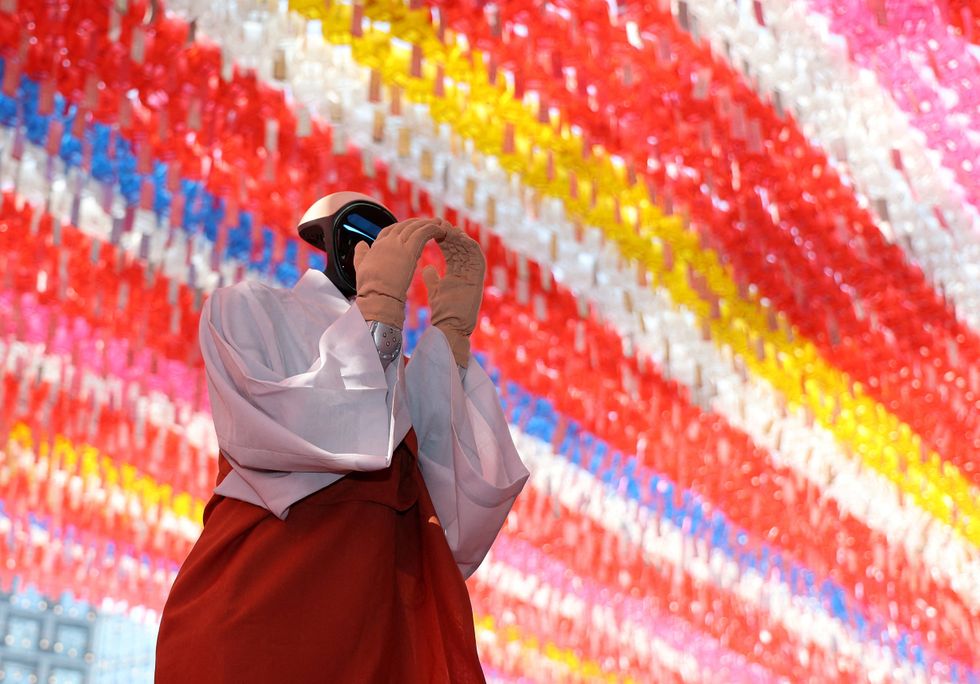 Gabi, robot monk in South Korea