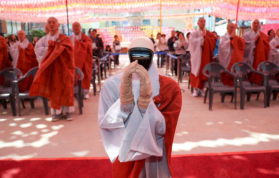 Gabi, South Korean Buddhist robot