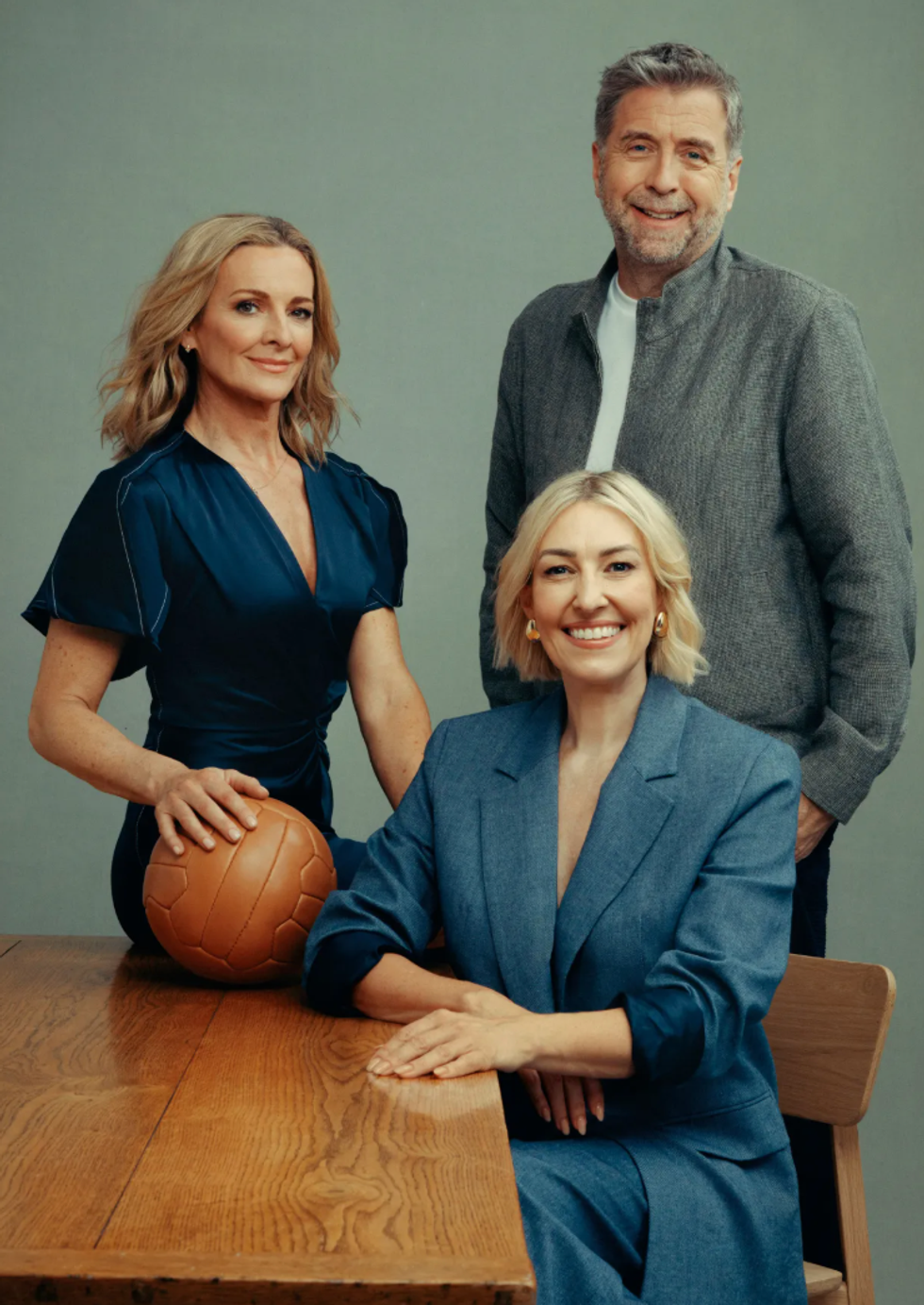 Gaby Logan, Mark Chapman, Kelly Cates